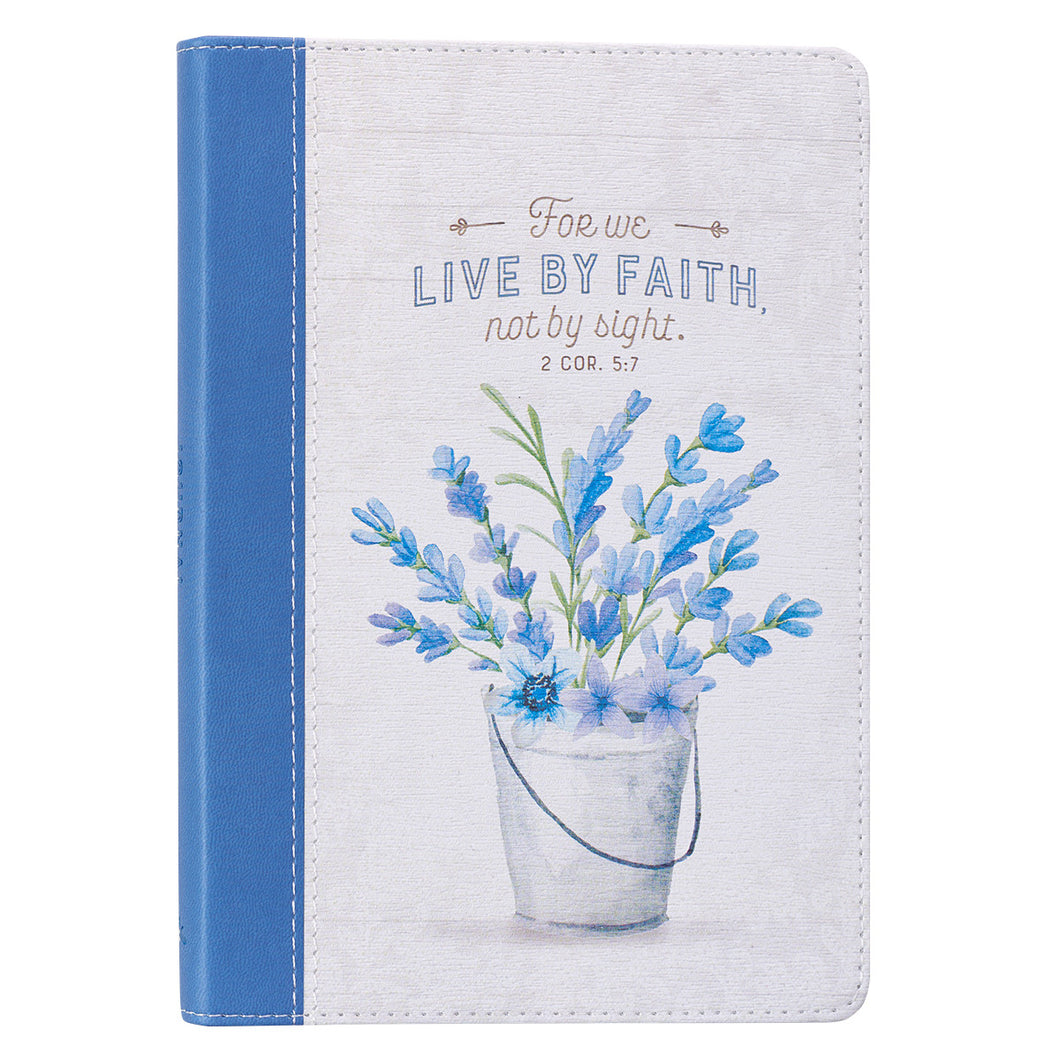 LuxLeather Live By Faith Journal - Adoration Apparel | Christian Shirts, Hats, for Women, Men and Toddlers