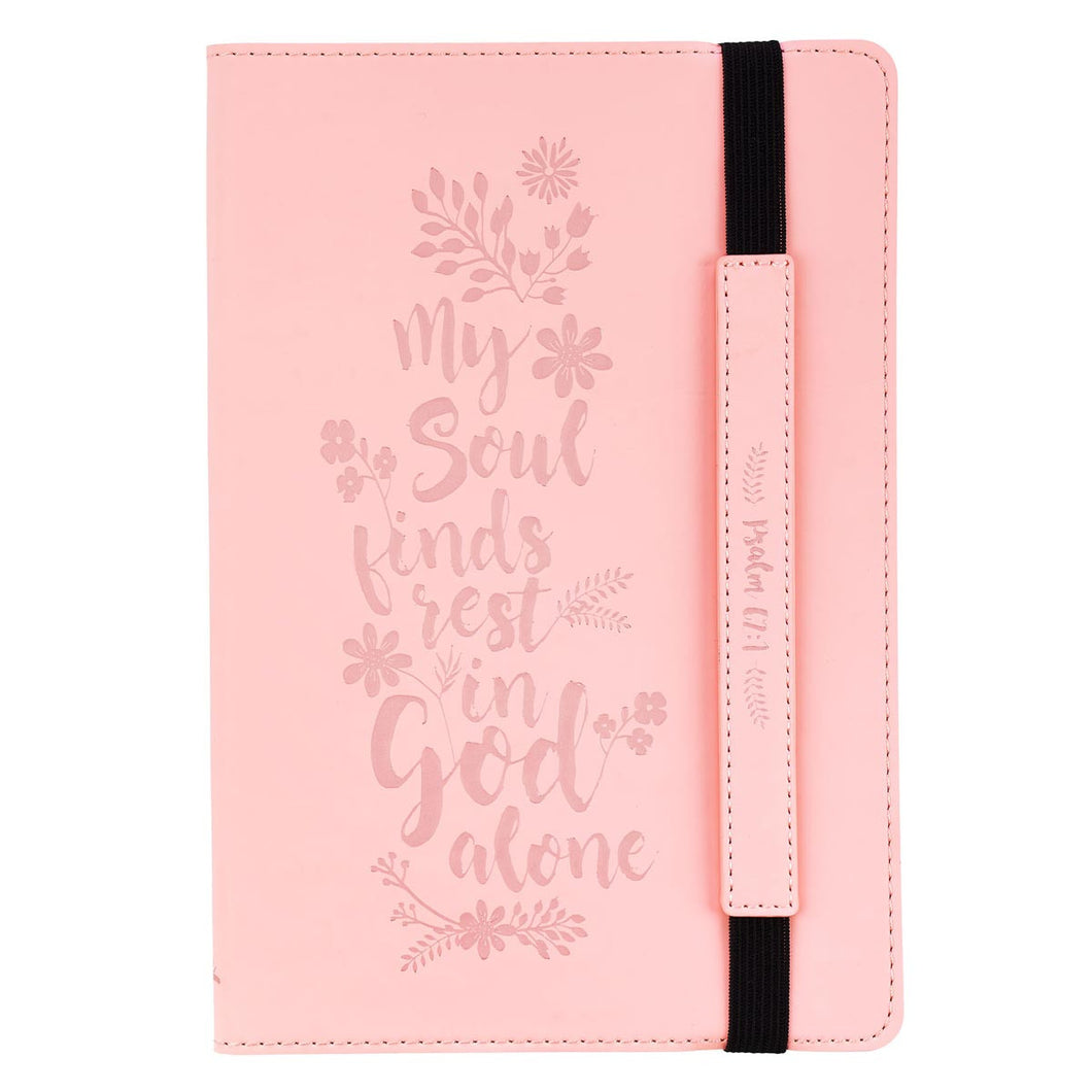LuxLeather My Soul Finds Rest In God Alone Bullet Journal - Adoration Apparel | Christian Shirts, Hats, for Women, Men and Toddlers