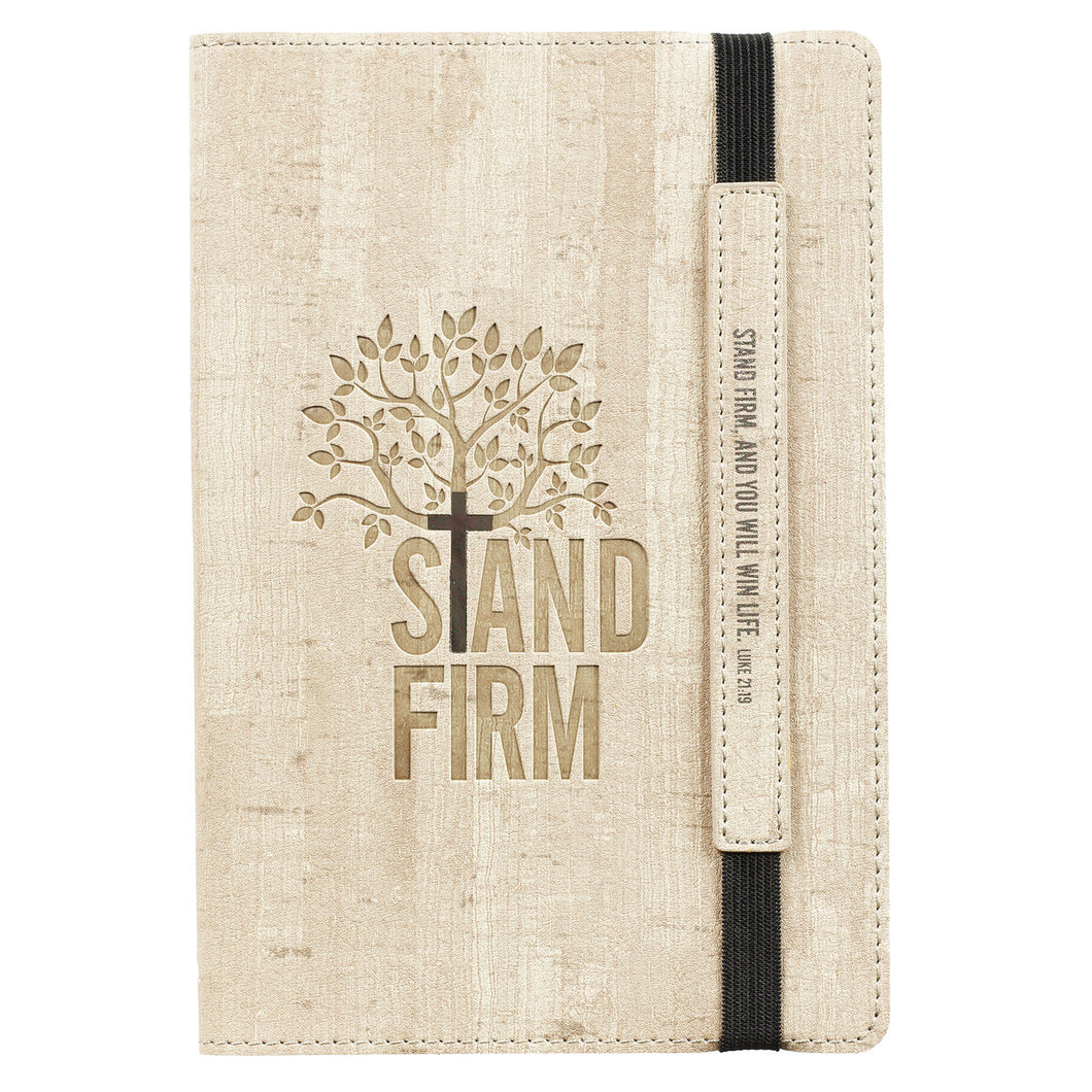 LuxLeather Stand Firm Bullet Journal- Luke 21:19 - Adoration Apparel | Christian Shirts, Hats, for Women, Men and Toddlers