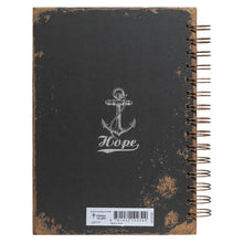 Load image into Gallery viewer, Hope As An Anchor Large Hardcover Wirebound Journal - Adoration Apparel | Christian Shirts, Hats, for Women, Men and Toddlers