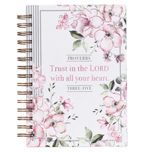Load image into Gallery viewer, Trust in the Lord Wirebound Journal - Adoration Apparel | Christian Shirts, Hats, for Women, Men and Toddlers
