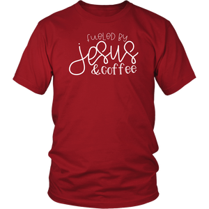 Fueled by Jesus & Coffee- shirts and hoodie - Adoration Apparel | Christian Shirts, Hats, for Women, Men and Toddlers
