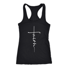 Load image into Gallery viewer, Faith Cross Shirts, Tank and Hoodies - Adoration Apparel | Christian Shirts, Hats, for Women, Men and Toddlers