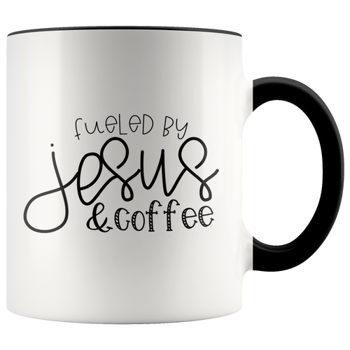 Fueled Jesus and Coffee - Mug - Adoration Apparel | Christian Shirts, Hats, for Women, Men and Toddlers