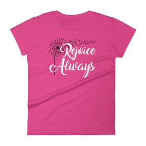 Rejoice Always Women's Anvil T-Shirt - Adoration Apparel | Christian Shirts, Hats, for Women, Men and Toddlers