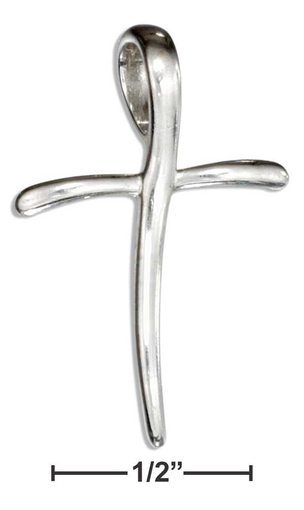 Sterling Silver Contemporary Cross Pendant - Adoration Apparel | Christian Shirts, Hats, for Women, Men and Toddlers