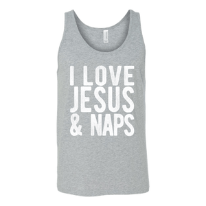 "I LOVE JESUS AND NAPS" Tee-Shirt, Sweatshirt, Tank or Hoodie - Adoration Apparel | Christian Shirts, Hats, for Women, Men and Toddlers